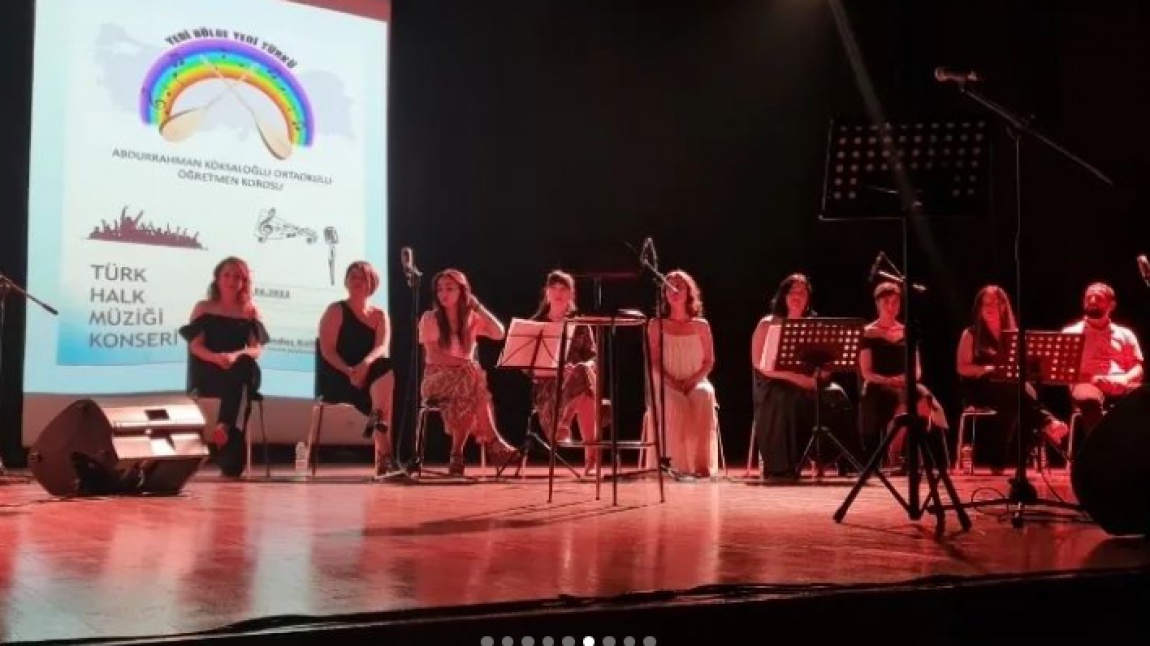 7 Bölge 7 Türkü Projesi Öğretmenler Korosu konserimiz gerçekleşti.